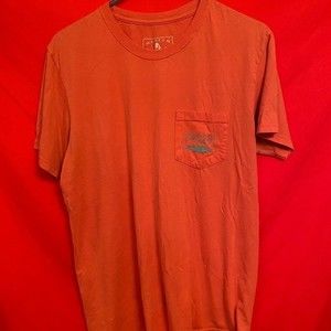 Brewer's Lantern Red T-shirt with Fish Size M